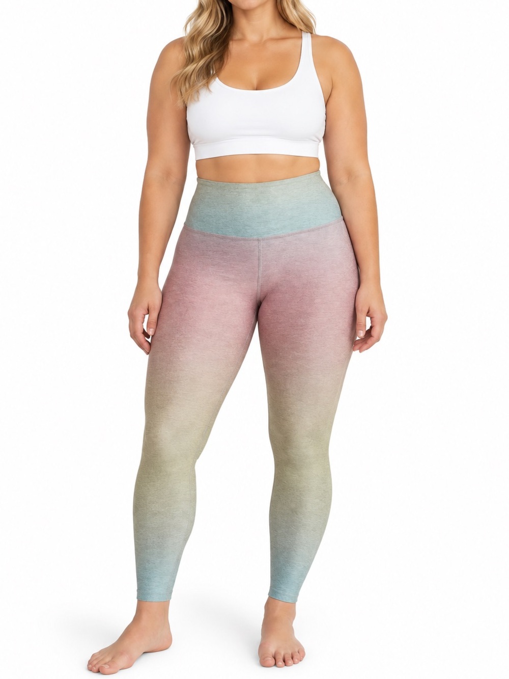 Beyond Yoga ombré multicolor SoftMark High Waist Leggings 2X